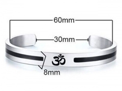 HY Wholesale Stainless Steel 316L Fashion Bangle-HY0067B143