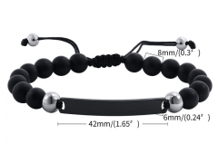 HY Wholesale Steel Stainless Steel 316L Bracelets-HY0067B139