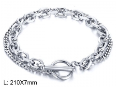 HY Wholesale Steel Stainless Steel 316L Bracelets-HY0067B226