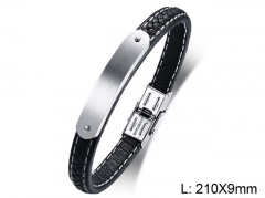 HY Wholesale Jewelry Fashion Bracelets (Leather)-HY0067B259