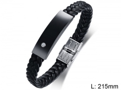 HY Wholesale Jewelry Fashion Bracelets (Leather)-HY0067B223