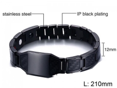 HY Wholesale Steel Stainless Steel 316L Bracelets-HY0067B034