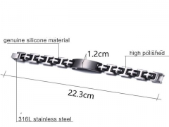 HY Wholesale Steel Stainless Steel 316L Bracelets-HY0067B082