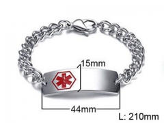 HY Wholesale Steel Stainless Steel 316L Bracelets-HY0067B043