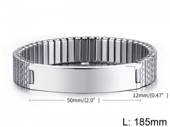 HY Wholesale Steel Stainless Steel 316L Bracelets-HY0067B022