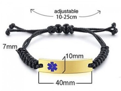 HY Wholesale Steel Stainless Steel 316L Bracelets-HY0067B183