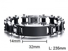 HY Wholesale Steel Stainless Steel 316L Bracelets-HY0067B147