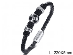 HY Wholesale Jewelry Fashion Bracelets (Leather)-HY0067B106