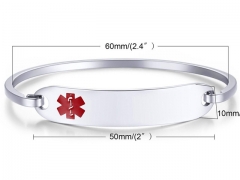 HY Wholesale Stainless Steel 316L Fashion Bangle-HY0067B121