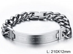 HY Wholesale Steel Stainless Steel 316L Bracelets-HY0067B163