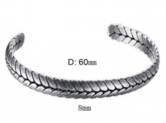 HY Wholesale Stainless Steel 316L Fashion Bangle-HY0067B293