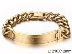 HY Wholesale Steel Stainless Steel 316L Bracelets-HY0067B162