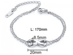 HY Wholesale Steel Stainless Steel 316L Bracelets-HY0067B364
