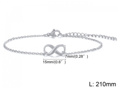 HY Wholesale Steel Stainless Steel 316L Bracelets-HY0067B365