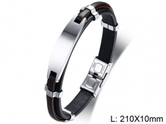 HY Wholesale Jewelry Fashion Bracelets (Leather)-HY0067B283