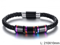 HY Wholesale Jewelry Fashion Bracelets (Leather)-HY0067B215