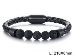 HY Wholesale Jewelry Fashion Bracelets (Leather)-HY0067B170