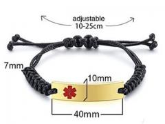 HY Wholesale Steel Stainless Steel 316L Bracelets-HY0067B184