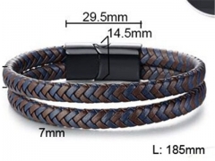HY Wholesale Jewelry Fashion Bracelets (Leather)-HY0067B177