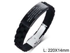 HY Wholesale Steel Stainless Steel 316L Bracelets-HY0067B029