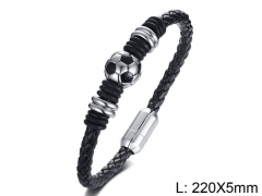 HY Wholesale Jewelry Fashion Bracelets (Leather)-HY0067B105