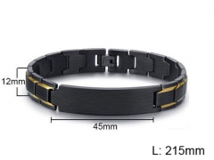 HY Wholesale Steel Stainless Steel 316L Bracelets-HY0067B052
