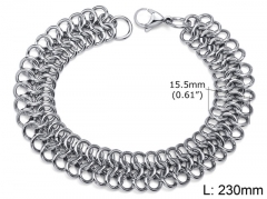 HY Wholesale Steel Stainless Steel 316L Bracelets-HY0067B232