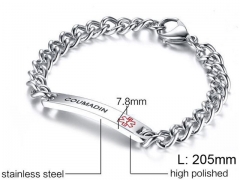 HY Wholesale Steel Stainless Steel 316L Bracelets-HY0067B078