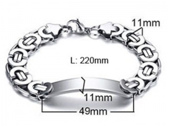 HY Wholesale Steel Stainless Steel 316L Bracelets-HY0067B288
