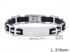 HY Wholesale Steel Stainless Steel 316L Bracelets-HY0067B083