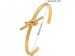 HY Wholesale Stainless Steel 316L Fashion Bangle-HY0067B349