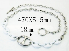 HY Wholesale Necklaces Stainless Steel 316L Jewelry Necklaces-HY21N0060HNW