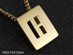 HY Wholesale Necklaces Stainless Steel 316L Jewelry Necklaces-HY0082N110