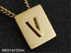 HY Wholesale Necklaces Stainless Steel 316L Jewelry Necklaces-HY0082N124