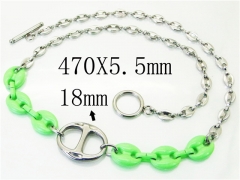 HY Wholesale Necklaces Stainless Steel 316L Jewelry Necklaces-HY21N0062HNZ