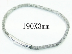 HY Wholesale Leather Bracelets 316L Stainless Steel Jewelry Bracelets-HY51B0127HFF
