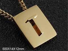 HY Wholesale Necklaces Stainless Steel 316L Jewelry Necklaces-HY0082N122