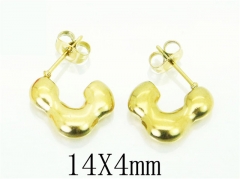 HY Wholesale 316L Stainless Steel Popular Jewelry Earrings-HY70E0445LA