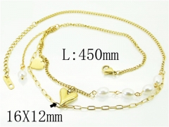 HY Wholesale Necklaces Stainless Steel 316L Jewelry Necklaces-HY32N0538HSS