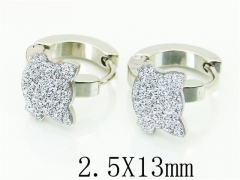 HY Wholesale 316L Stainless Steel Popular Jewelry Earrings-HY60E0686INX