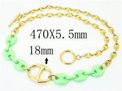 HY Wholesale Necklaces Stainless Steel 316L Jewelry Necklaces-HY21N0070HPE