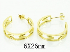 HY Wholesale 316L Stainless Steel Popular Jewelry Earrings-HY32E0162OW