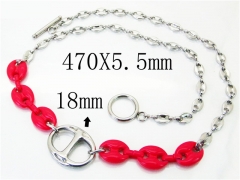 HY Wholesale Necklaces Stainless Steel 316L Jewelry Necklaces-HY21N0061HNA