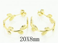 HY Wholesale 316L Stainless Steel Popular Jewelry Earrings-HY70E0460LE