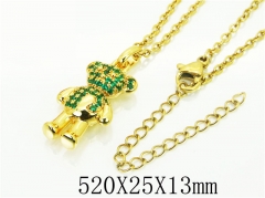 HY Wholesale Necklaces Stainless Steel 316L Jewelry Necklaces-HY90N0253HPD