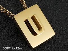 HY Wholesale Necklaces Stainless Steel 316L Jewelry Necklaces-HY0082N123