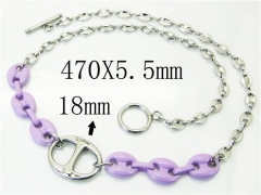 HY Wholesale Necklaces Stainless Steel 316L Jewelry Necklaces-HY21N0064HNC