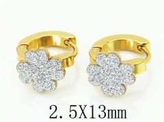 HY Wholesale 316L Stainless Steel Popular Jewelry Earrings-HY60E0703JS