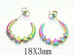 HY Wholesale 316L Stainless Steel Popular Jewelry Earrings-HY70E0452LE