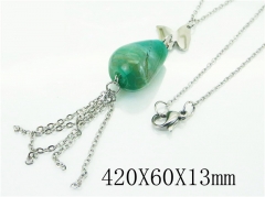 HY Wholesale Necklaces Stainless Steel 316L Jewelry Necklaces-HY92N0355HVV